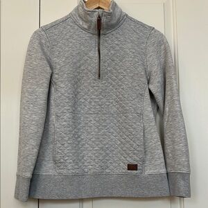 Gray Quilted Women's Sweater
